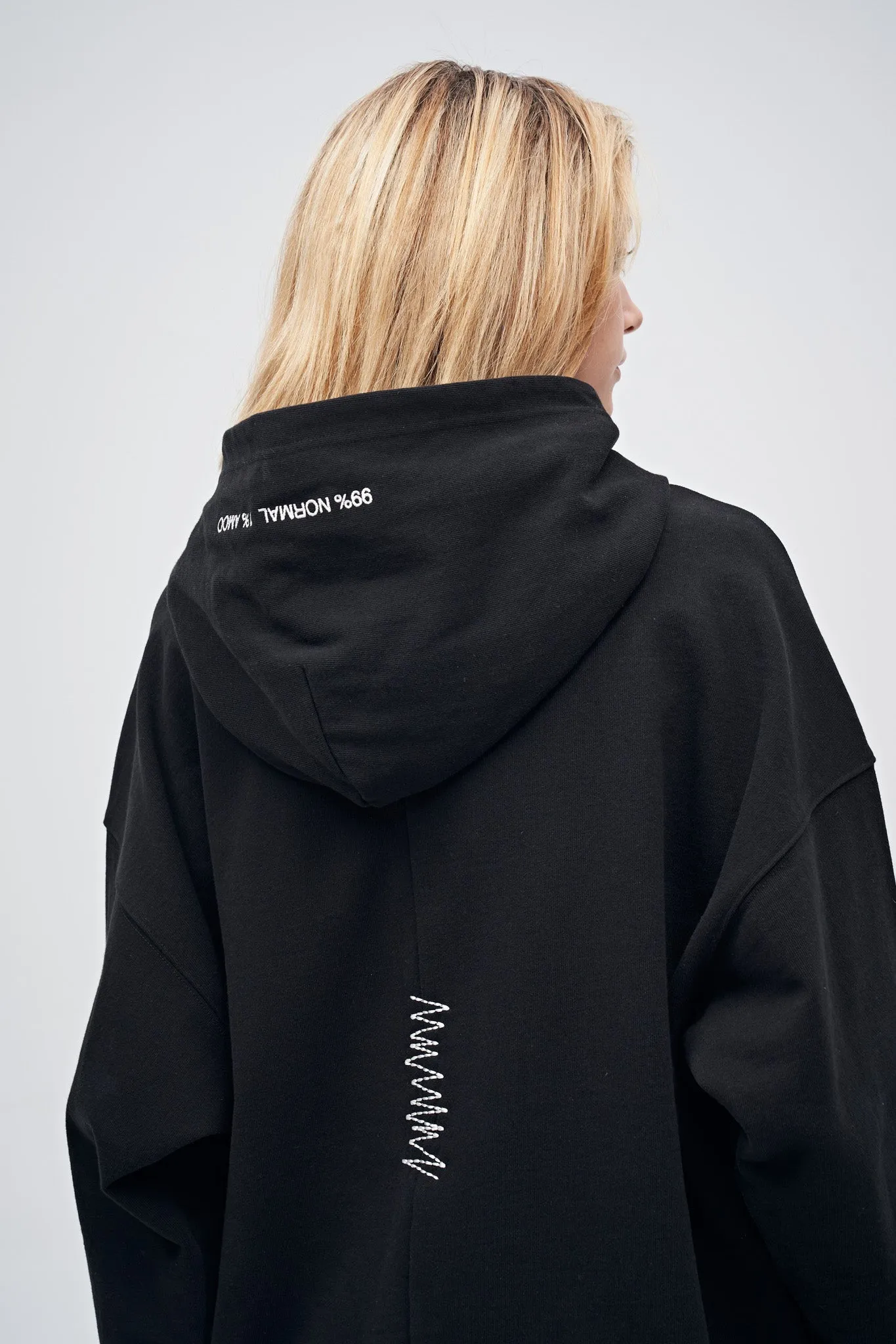 90s Vintage Two Seasons Hoodie For Women Black by Amoo