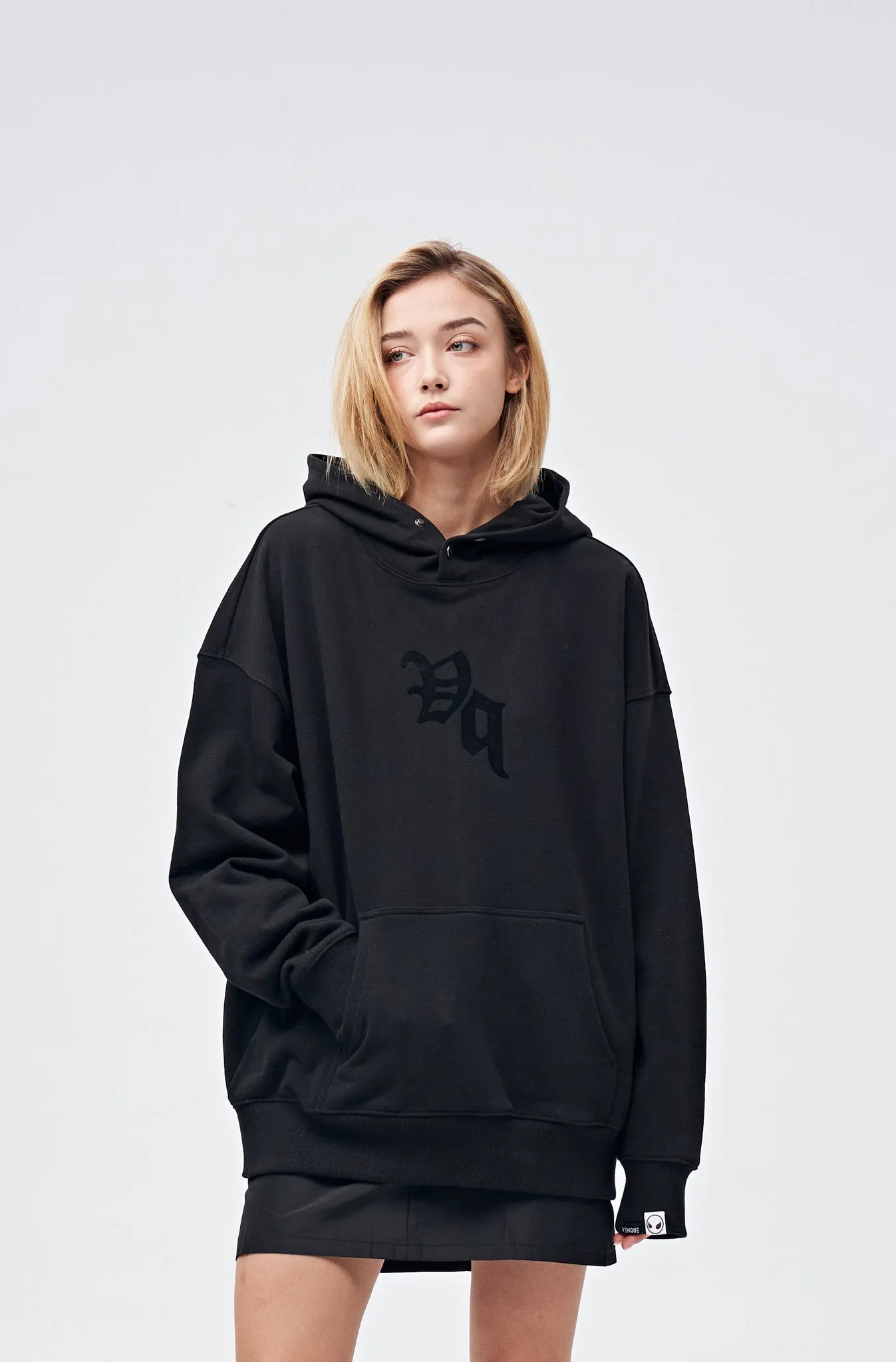 90s Vintage Two Seasons Hoodie For Women Black by Amoo