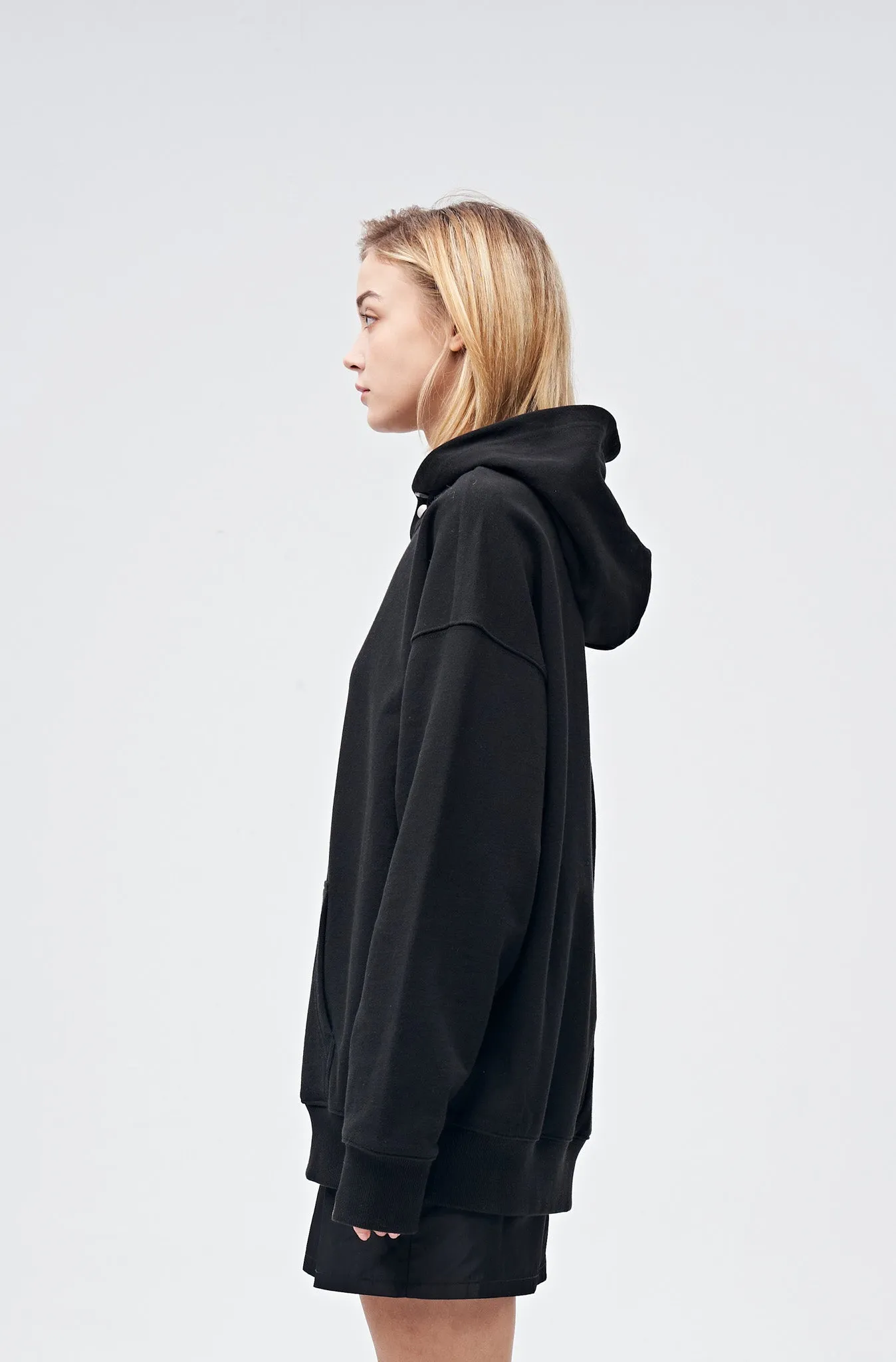 90s Vintage Two Seasons Hoodie For Women Black by Amoo