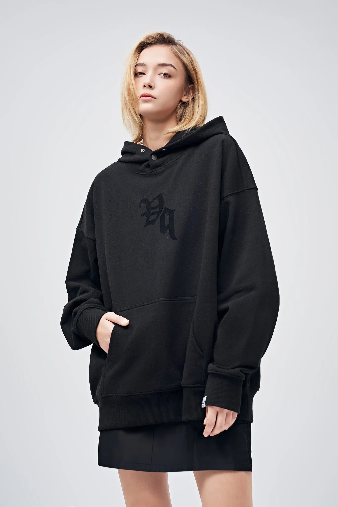 90s Vintage Two Seasons Hoodie For Women Black by Amoo