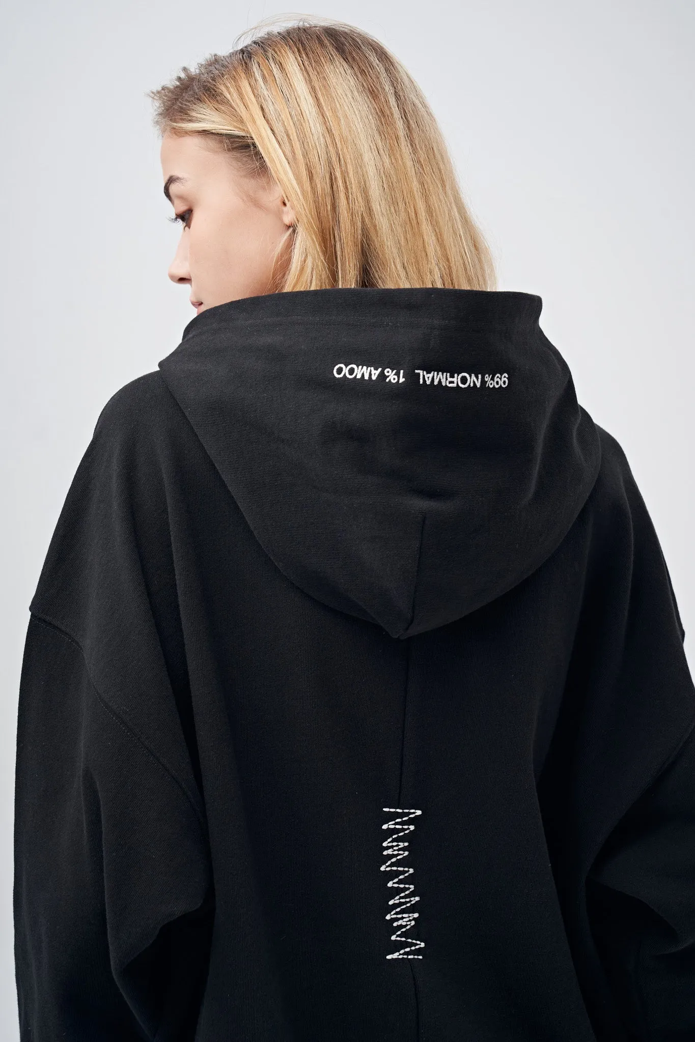 90s Vintage Two Seasons Hoodie For Women Black by Amoo