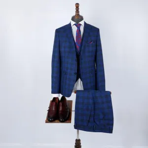 Alejandro Blue Set Blazer Linen Suit