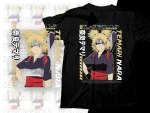 Anime Temari Nara Design Graphic Unisex Png Digital Download
