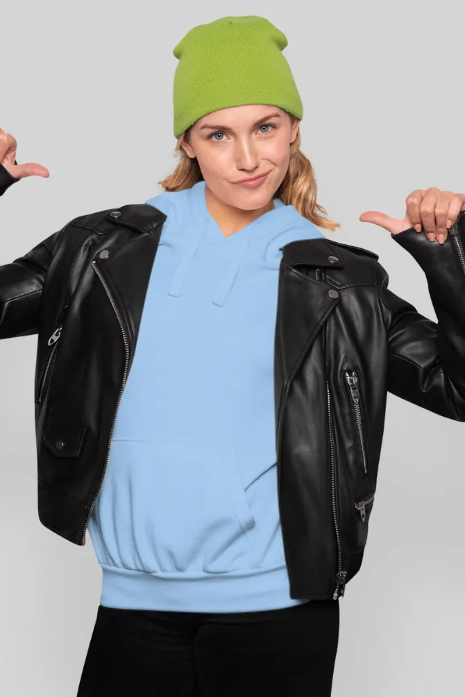 Baby Blue Hoodie for women