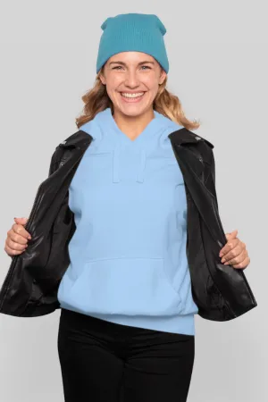 Baby Blue Hoodie for women