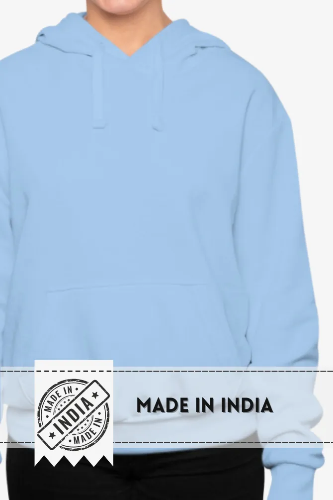 Baby Blue Hoodie for women