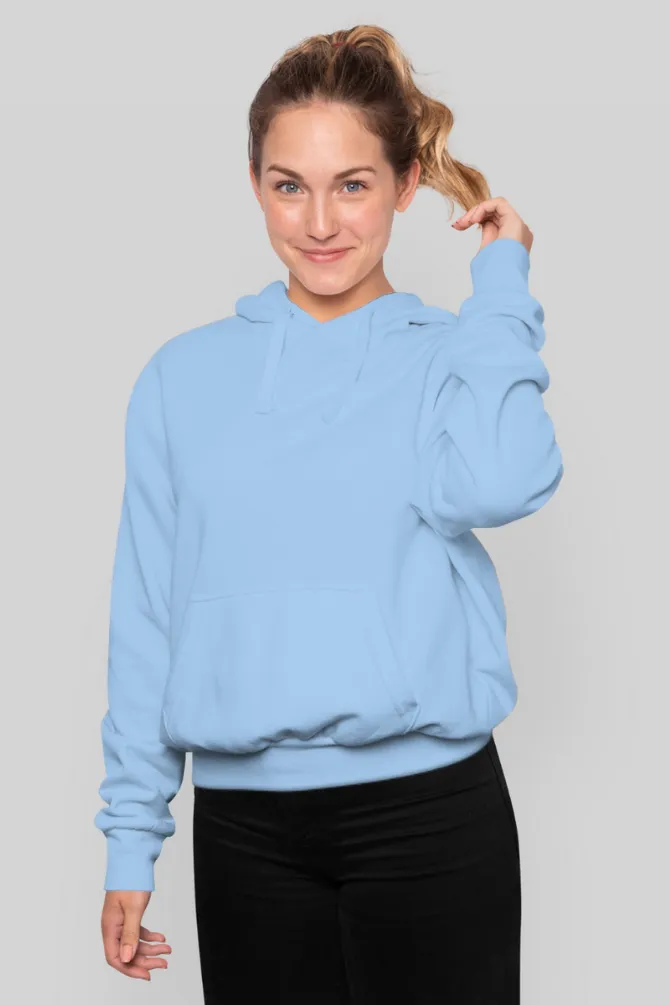 Baby Blue Hoodie for women