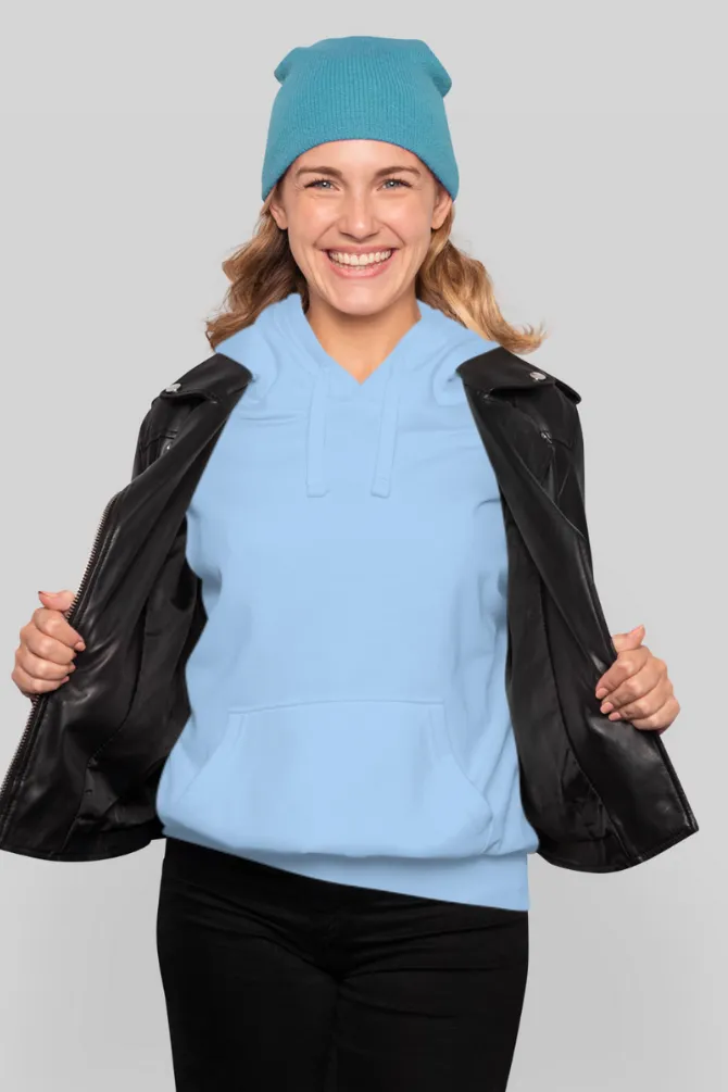 Baby Blue Hoodie for women