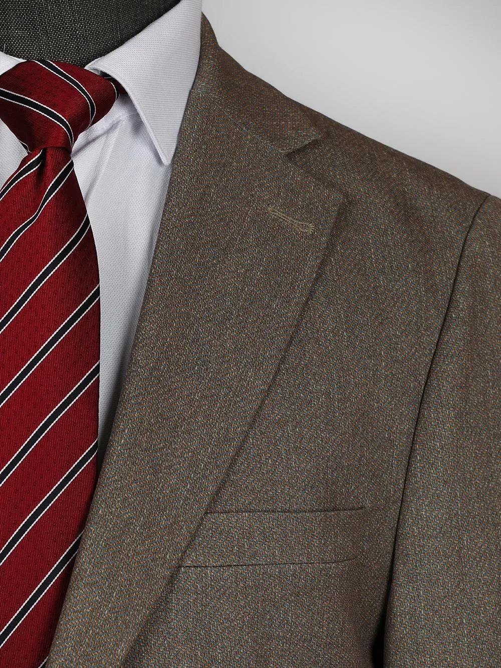 Caspian Brown Set Blazer Linen Suit