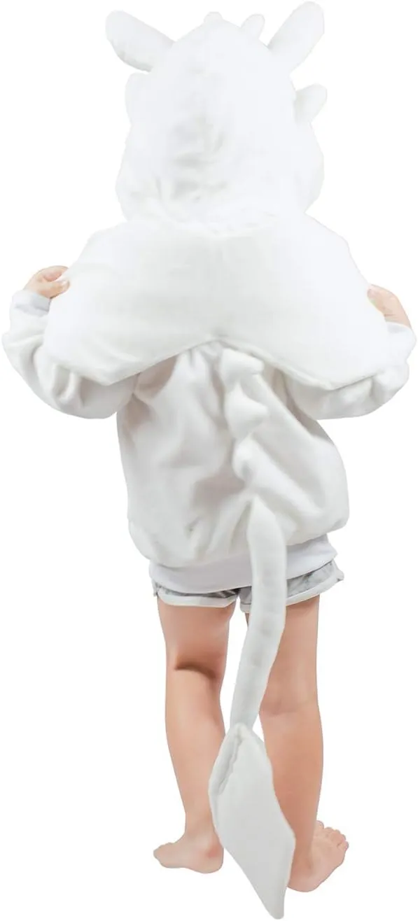 ComfyCamper Adorable Dragon Hoodie for Boys Girls Kids and Adults as Cute Animal Dragon Costume Sweatshirt