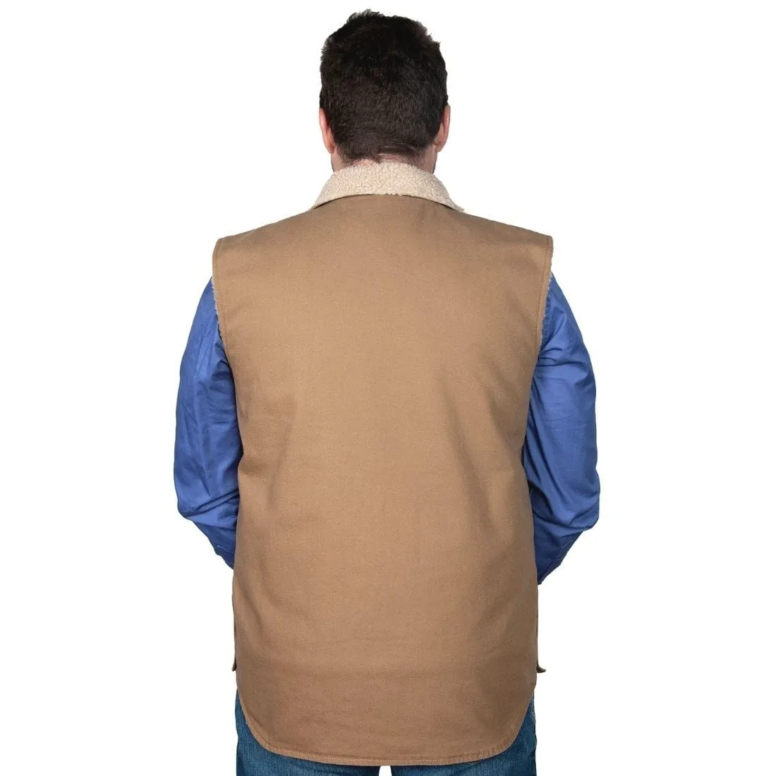 Just Country Mens Diamantina Sherpa Vest