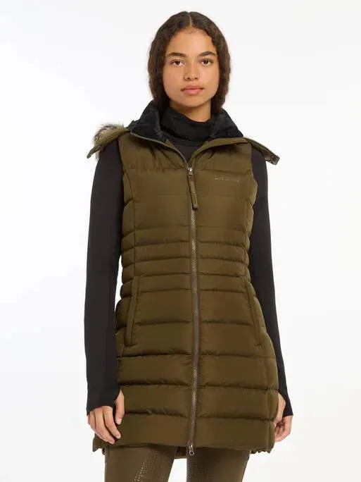 Lemieux Harper Longline Puffer Gilet - Alpine