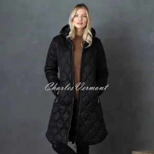 Marble Longline Jacket - Style 6785-101 (Black)
