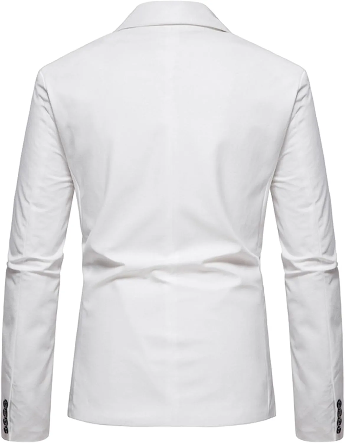 Mens Slim Fit Sport Coat Casual Blazer One Button Business Suit Jacket Stretch Travel Lightweight Suit Jacket