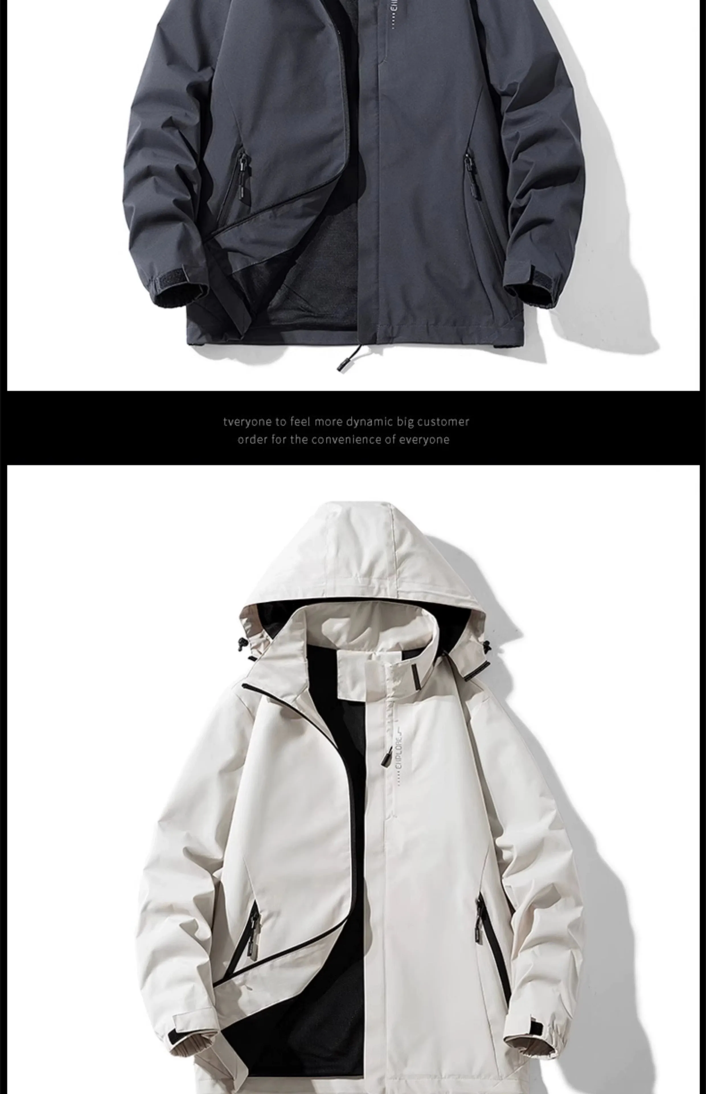 NASA Tibet Hiking Waterproof Camping Hooded Jacket