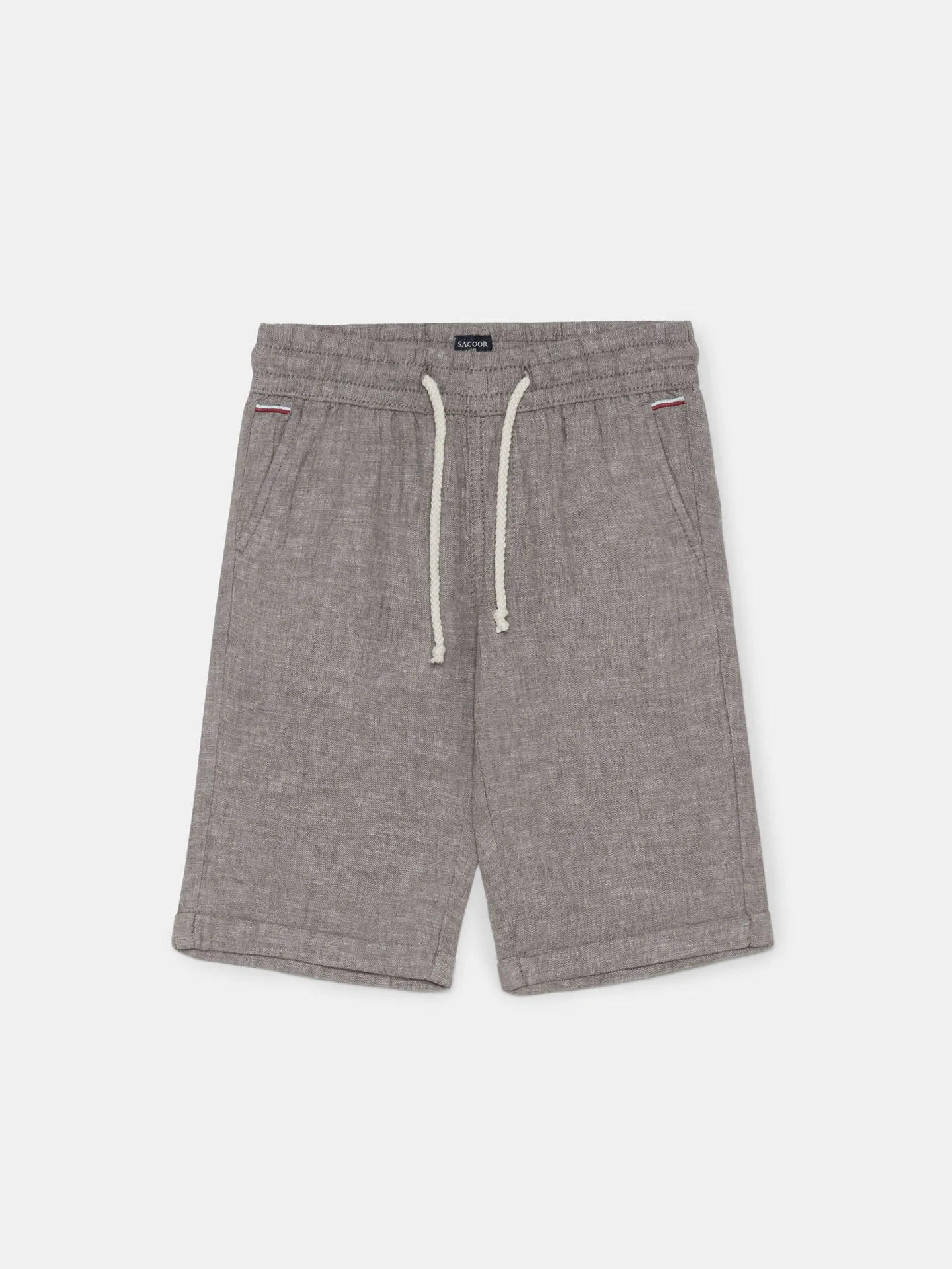 Relaxed Linen Bermuda Shorts