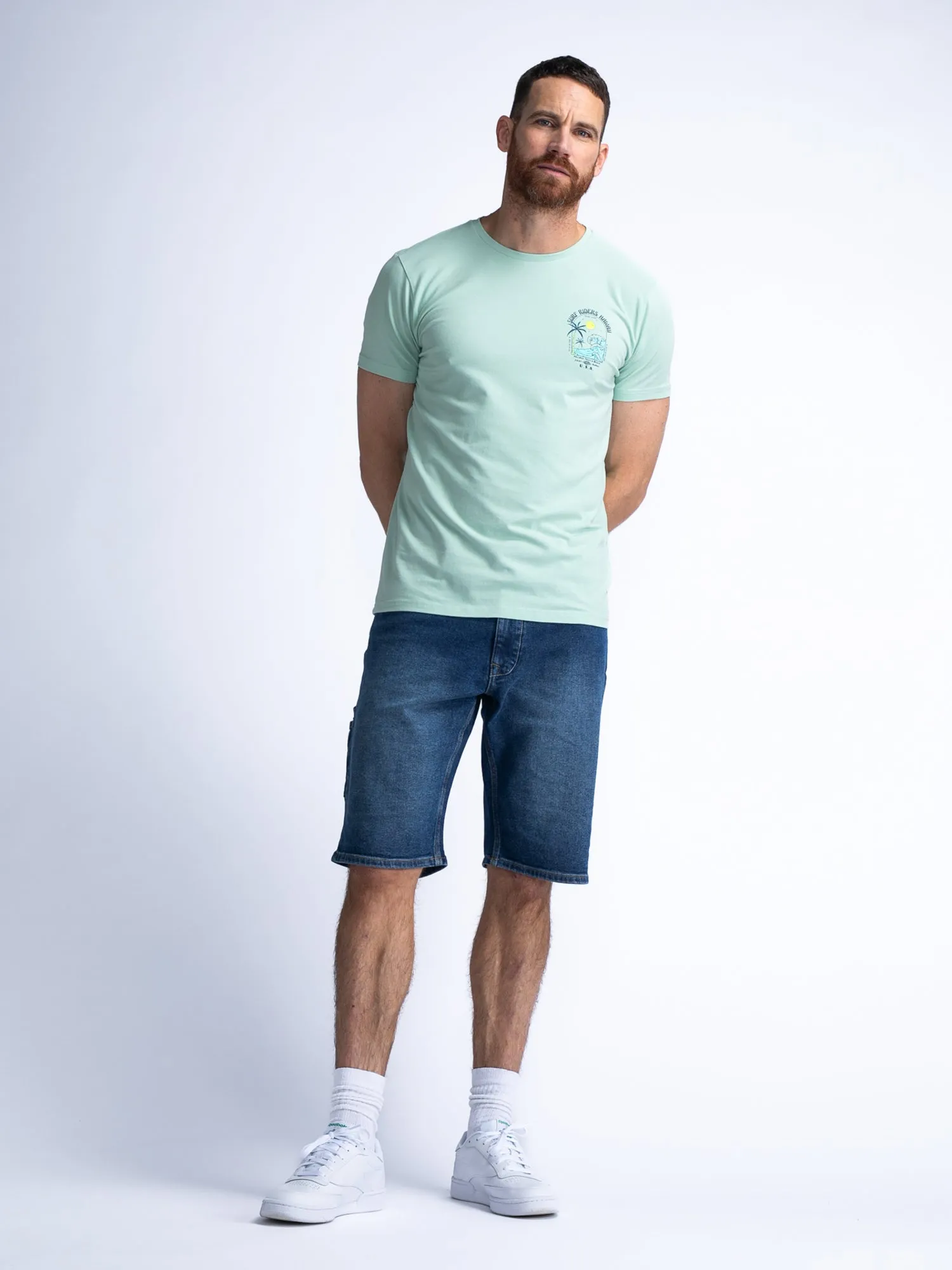 Rockwell Carpenter Relaxed Fit Denim Shorts Haven
