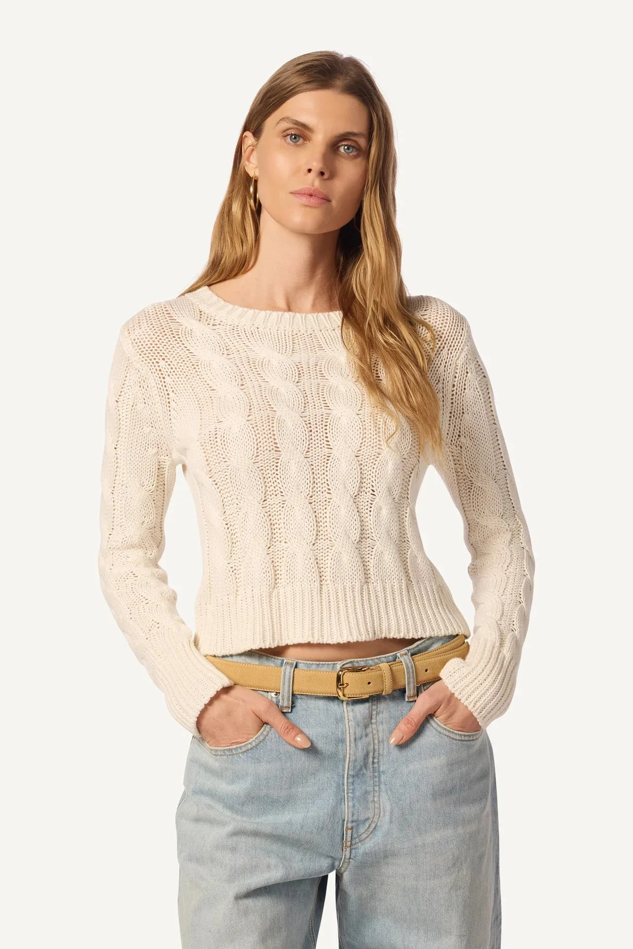 SABLYN~ Sydney cable knit sweater
