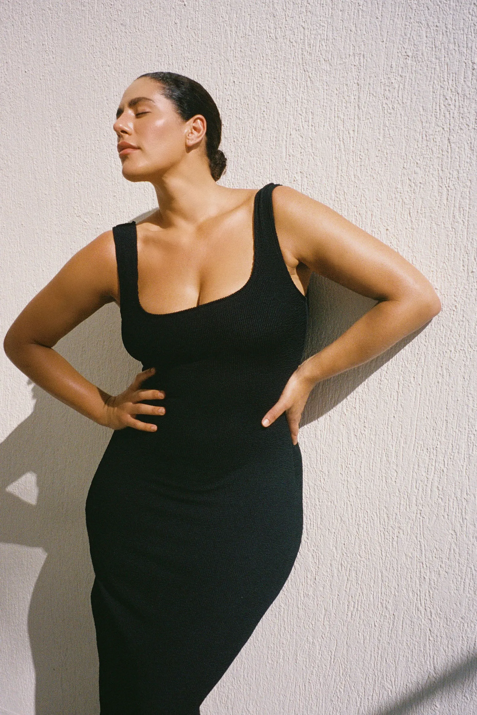 Solstice Midi Dress Black