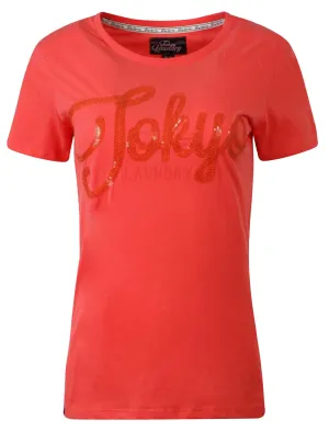 Tokyo Laundry Cristal Red t-shirt