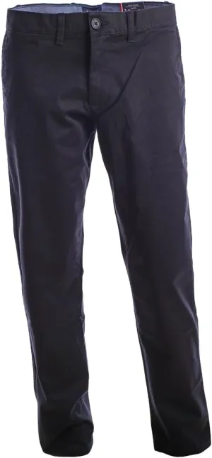 Tommy Hilfiger Men's Chino Pants Slim Fit (Black, 34x32)