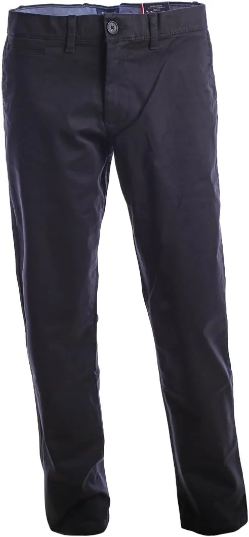 Tommy Hilfiger Men's Chino Pants Slim Fit (Black, 34x32)