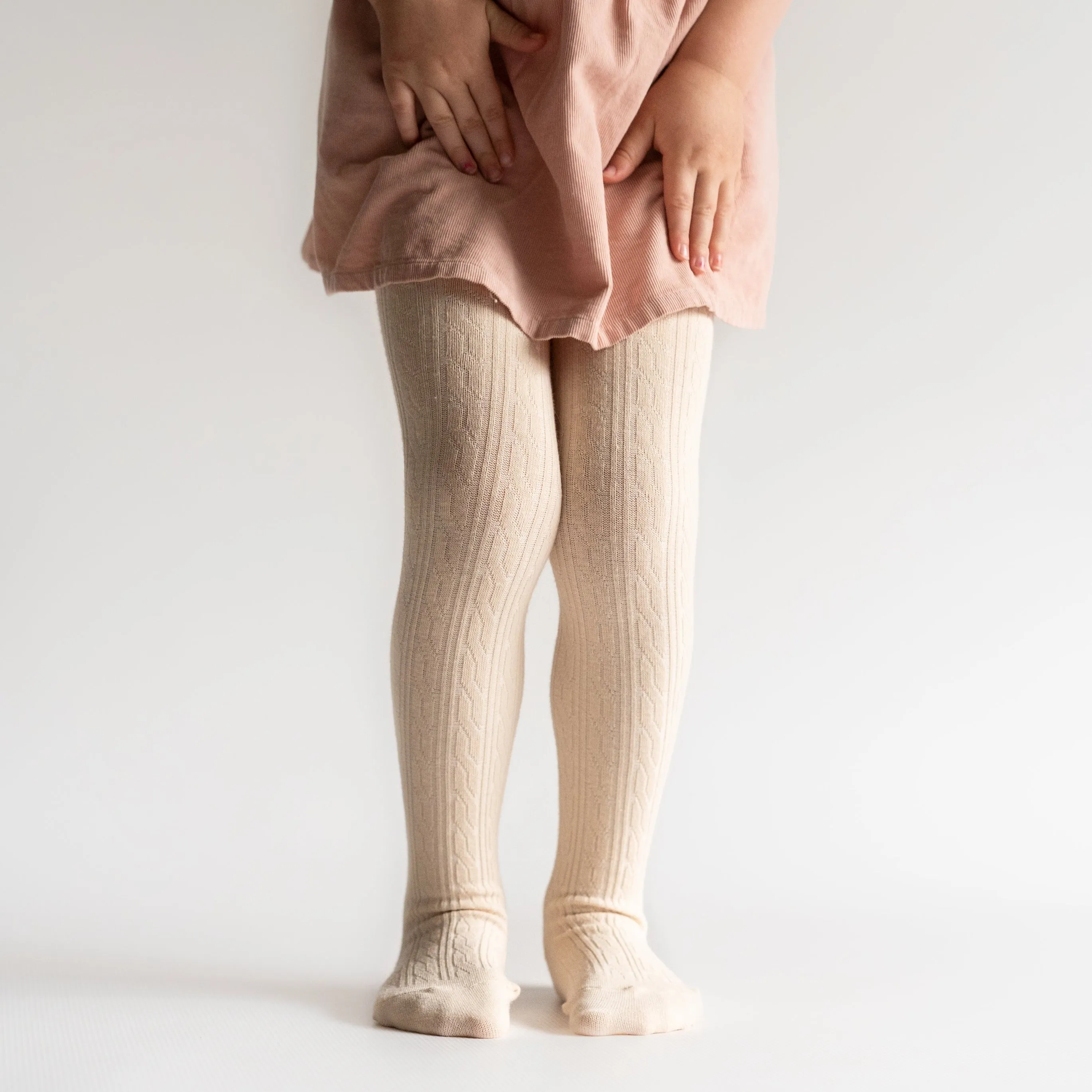 Vanilla Cable Tights