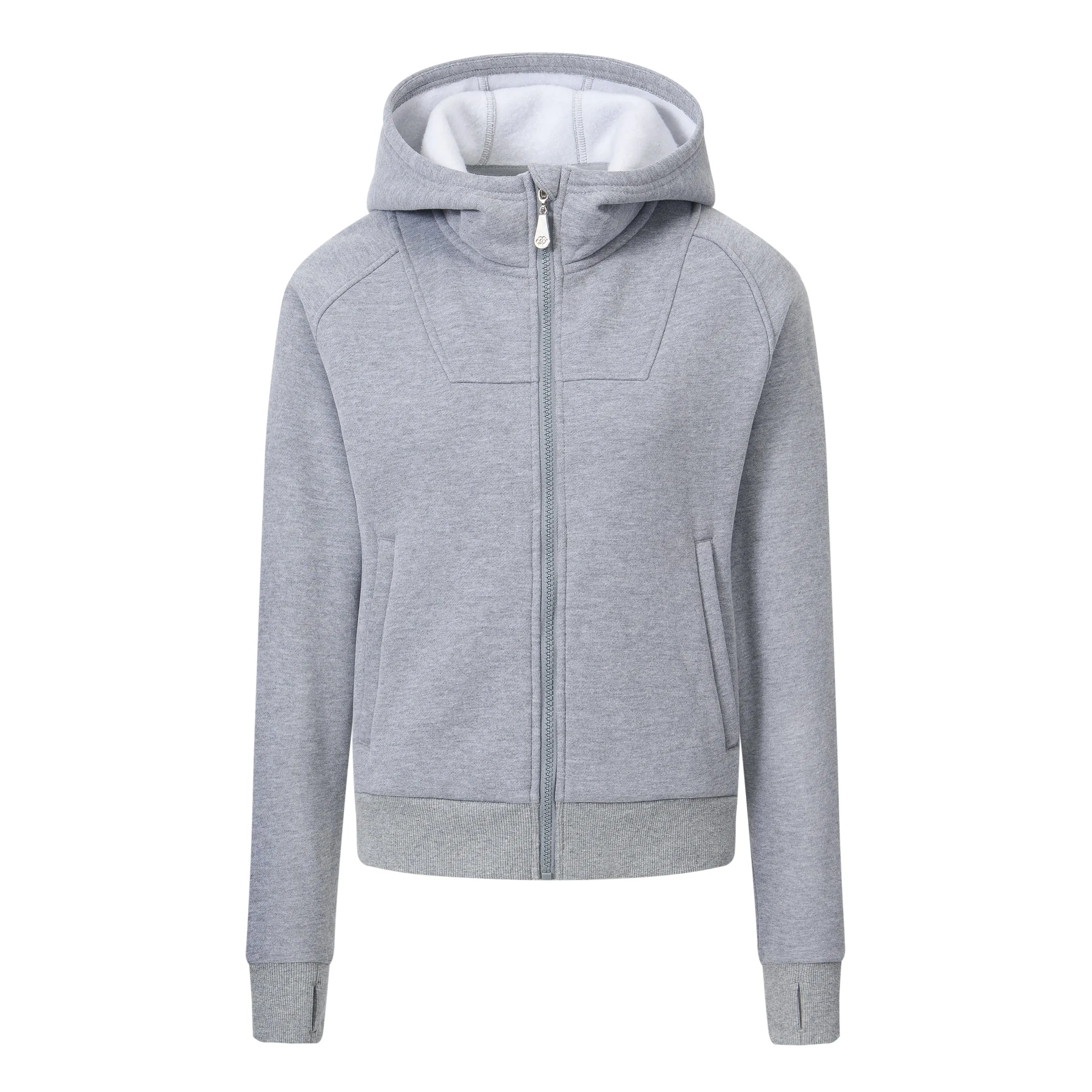 Women's Full Zip Cropped Sweatshirt
