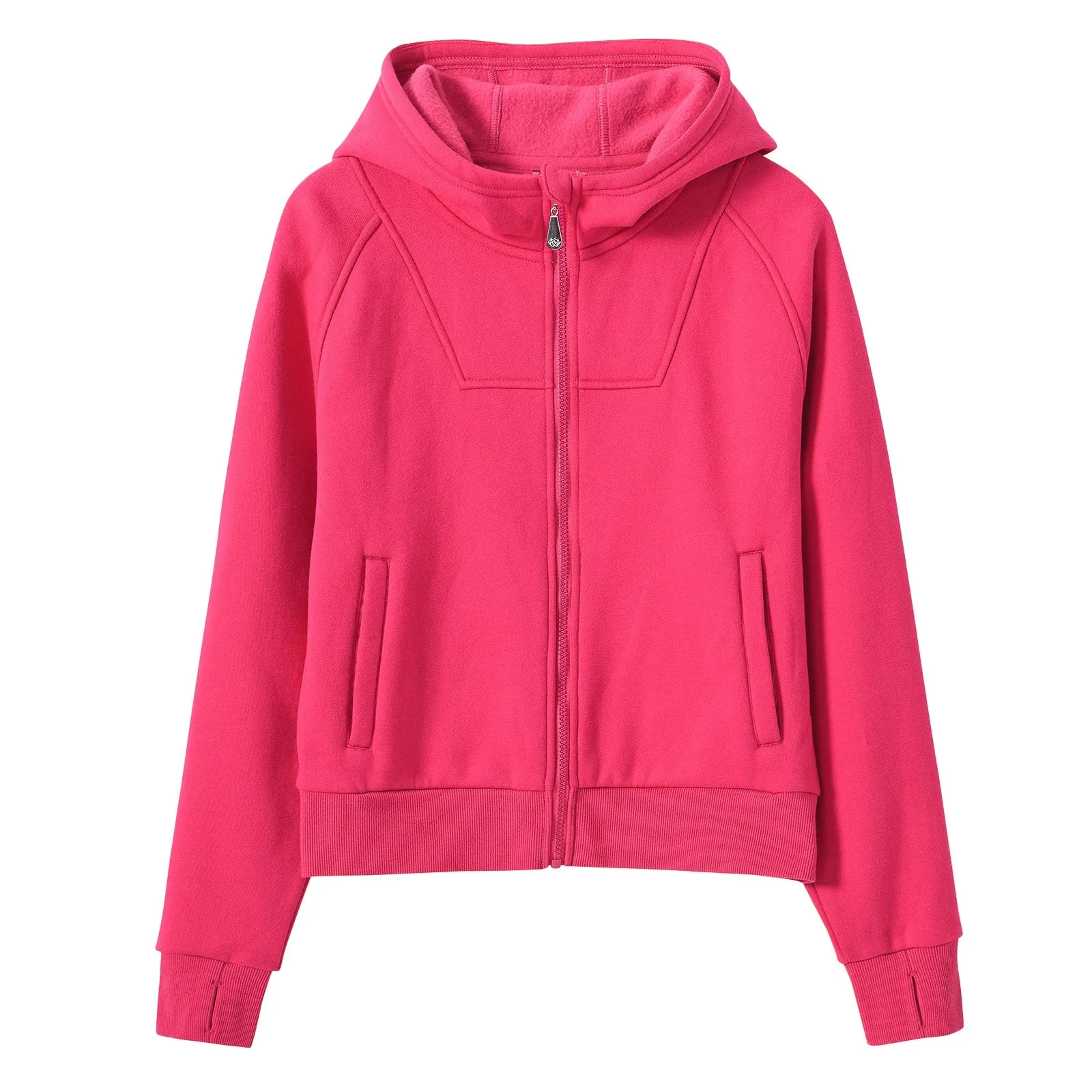 Women's Full Zip Cropped Sweatshirt