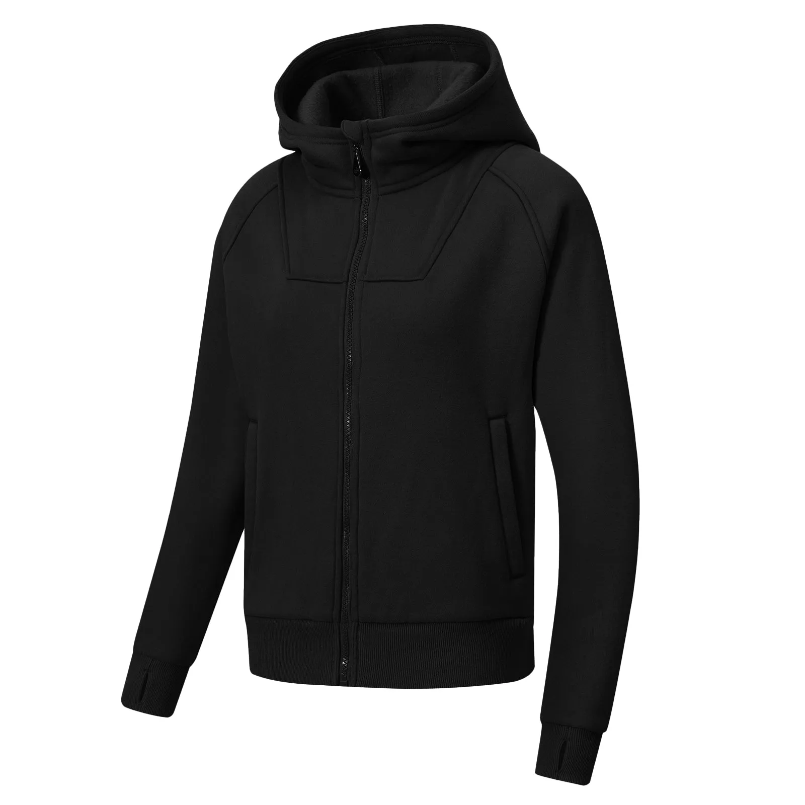 Women's Full Zip Cropped Sweatshirt