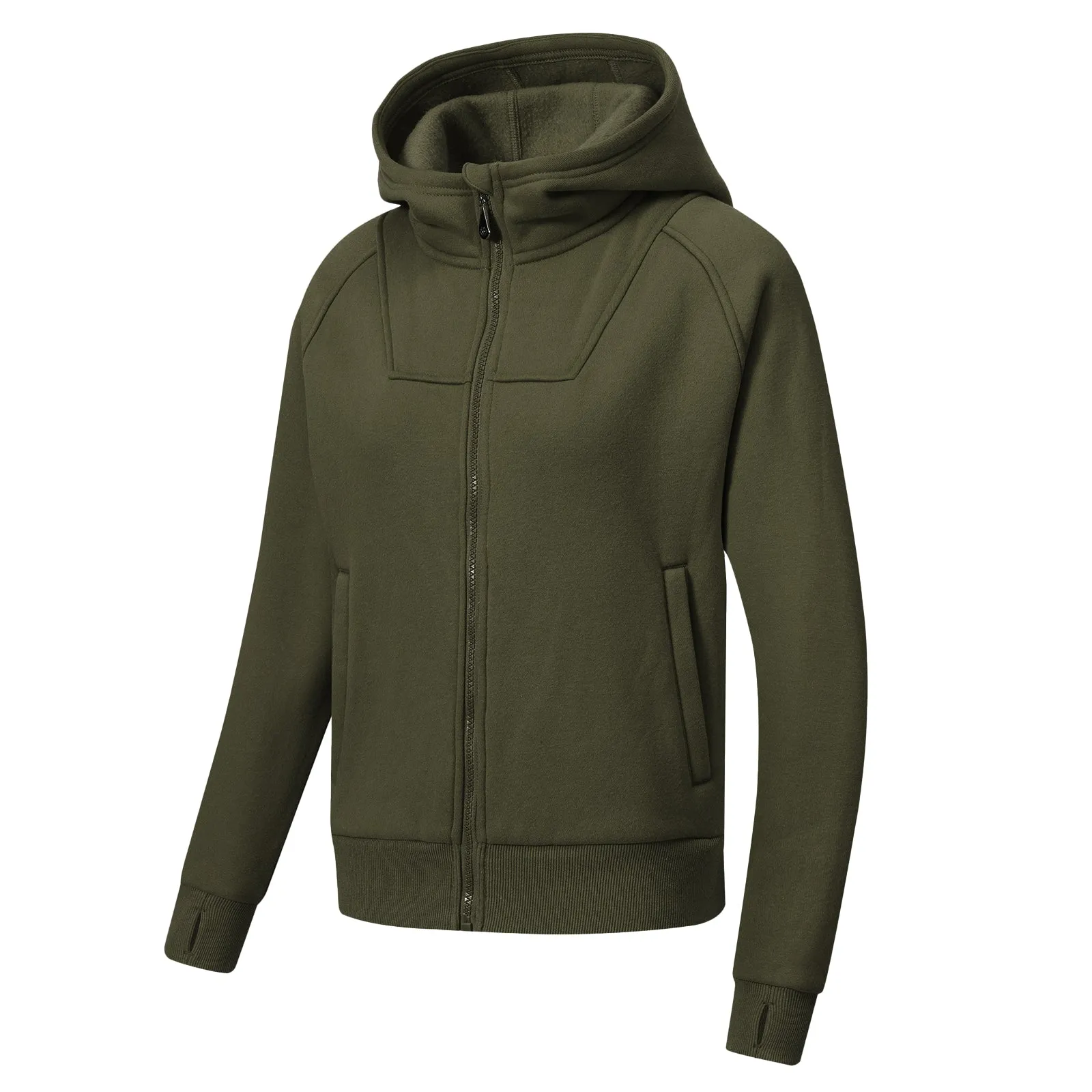 Women's Full Zip Cropped Sweatshirt