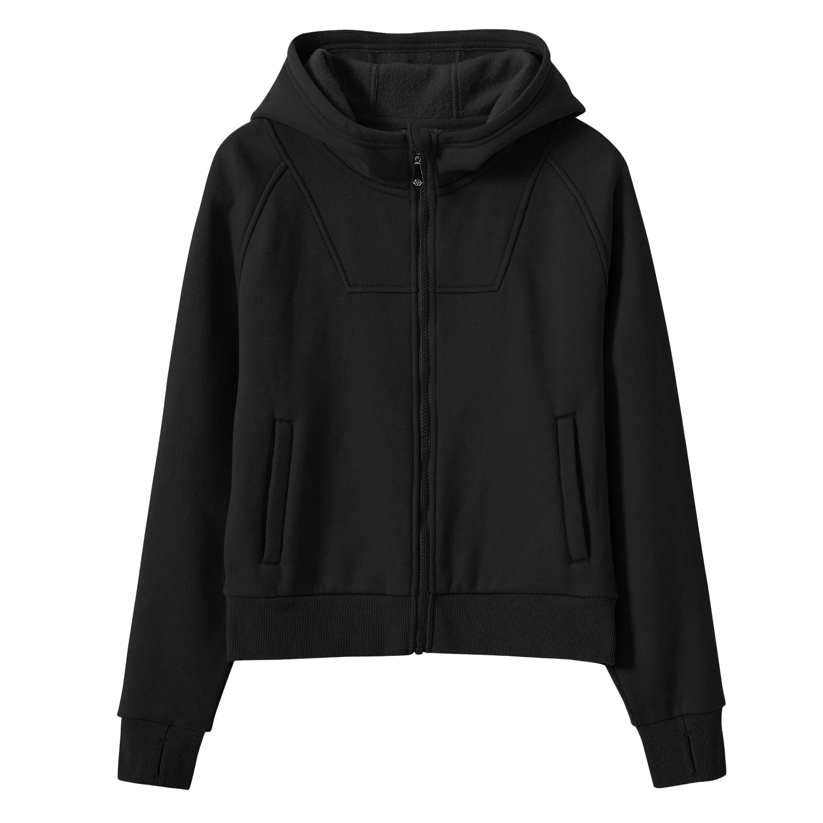 Women's Full Zip Cropped Sweatshirt