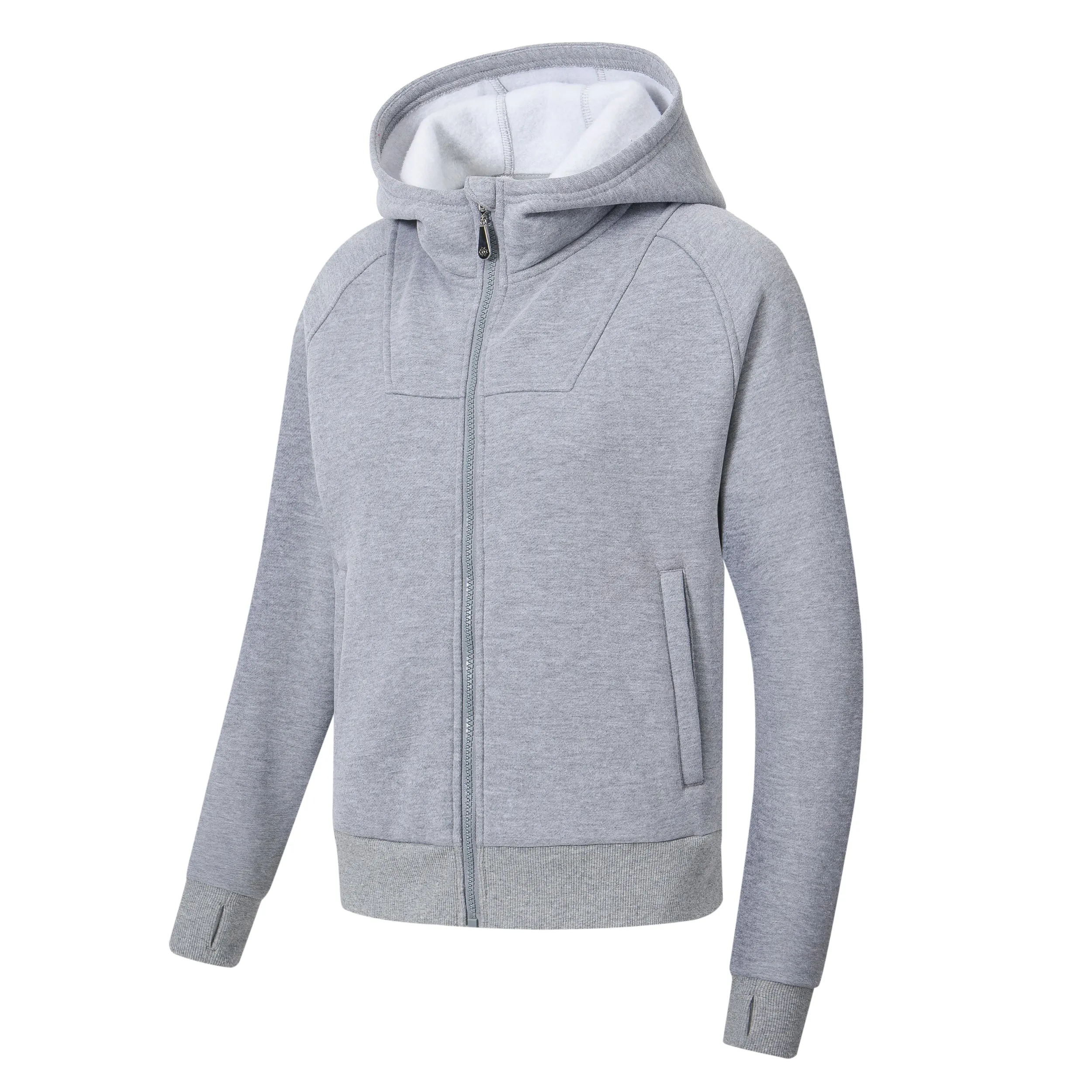 Women's Full Zip Cropped Sweatshirt