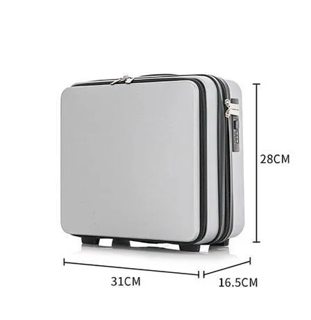 Women's Mini Cornetto Functional Portable Suitcase Luggage