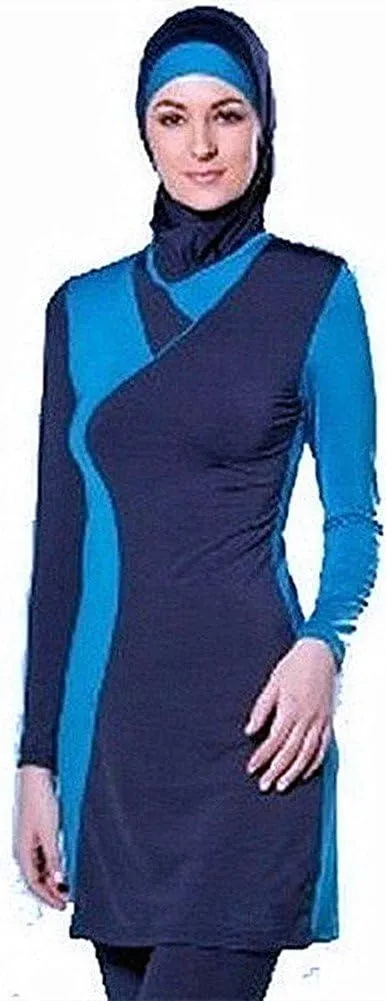 YEESAM Muslim Swimsuits for Women, Long Sleeve Islamic Burkini Modest Swimwear