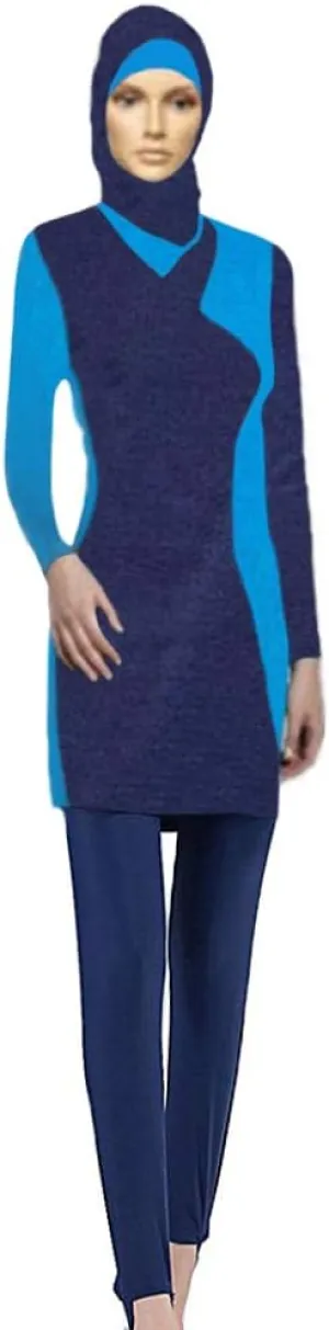 YEESAM Muslim Swimsuits for Women, Long Sleeve Islamic Burkini Modest Swimwear