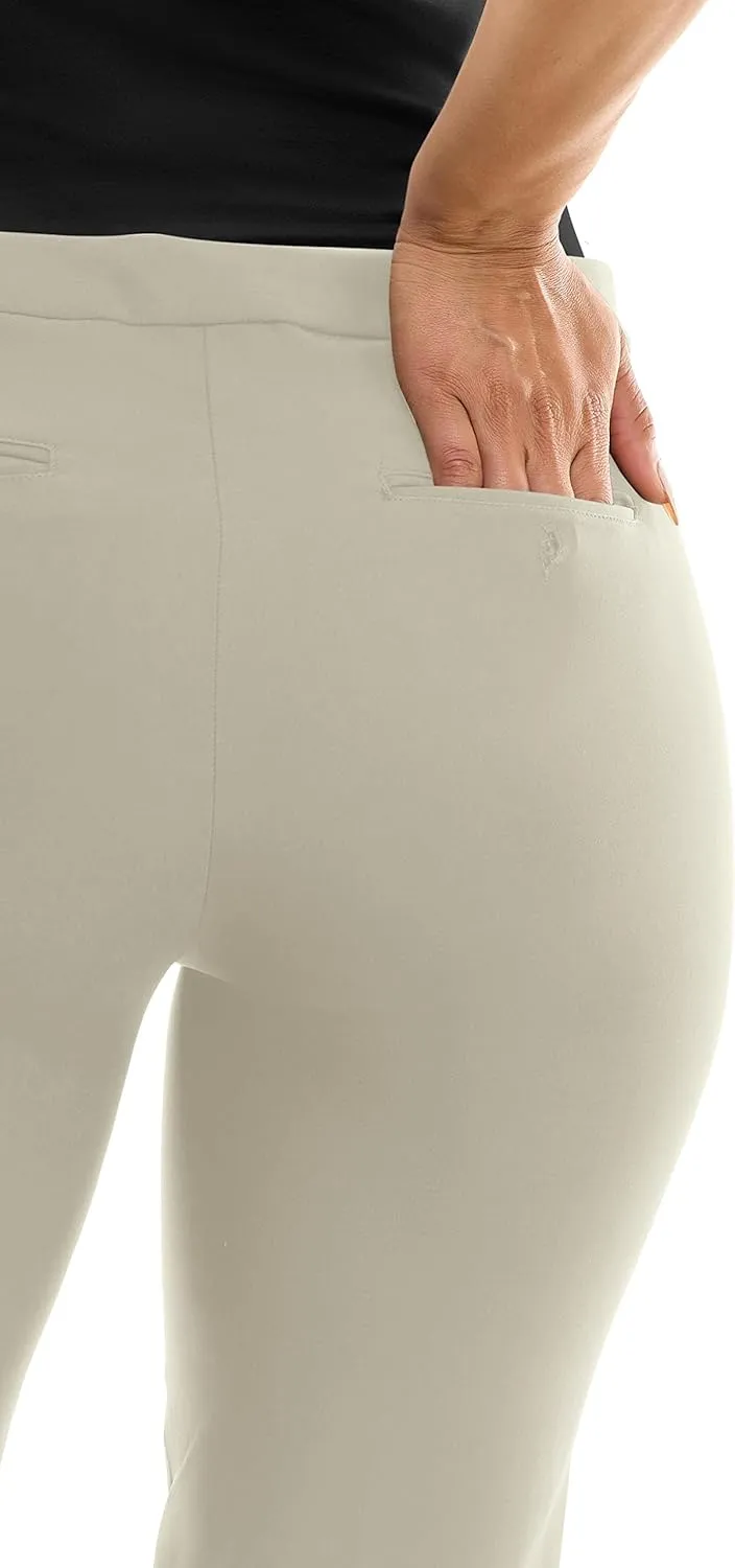 Zac & Rachel Women's Pull-on Ankle Pants with Band
